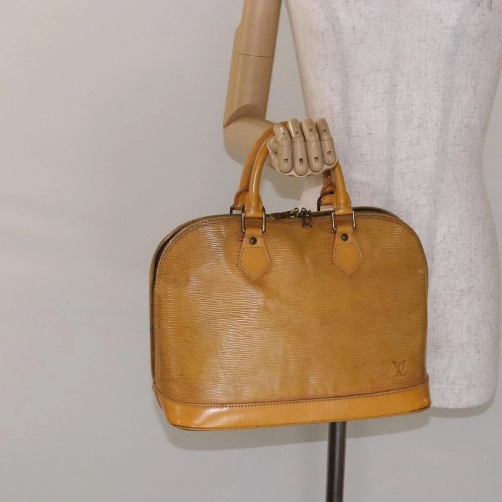 LOUIS VUITTON Epi Alma Hand Bag Yellow M52149 LV Auth BA5218 - Picture 14 of 16